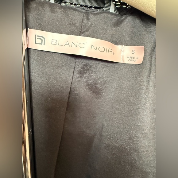 Blanc Noir Lightweight Grey and Black Jacket Small - Picture 4 of 7